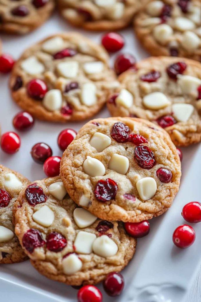 White Chocolate Cranberry Cookies