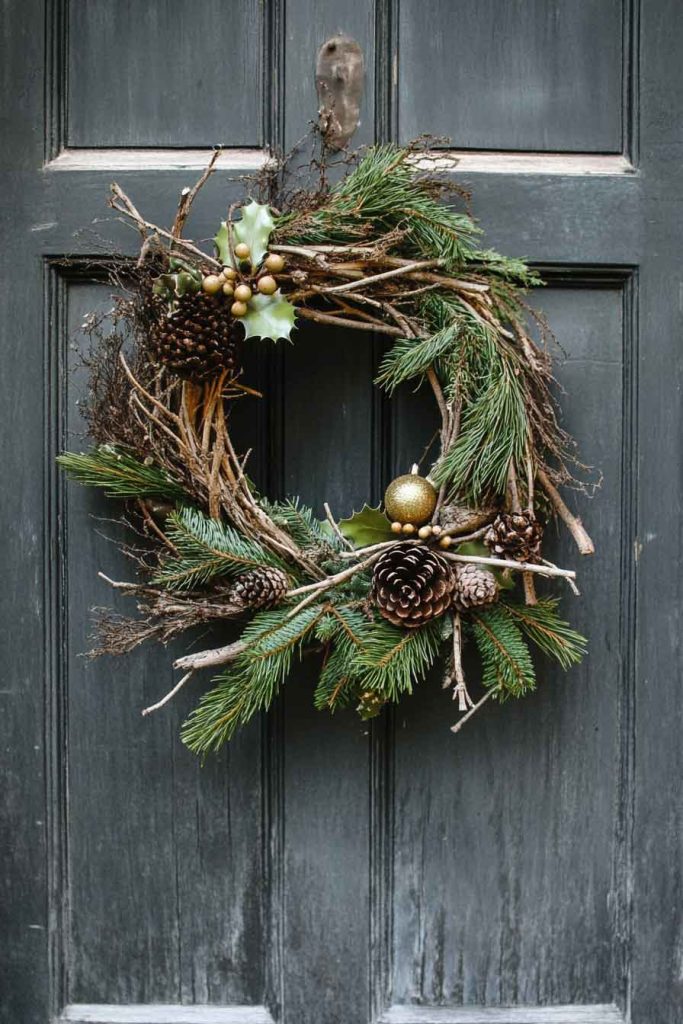 Eco-Friendly Sustainable Door Wreath