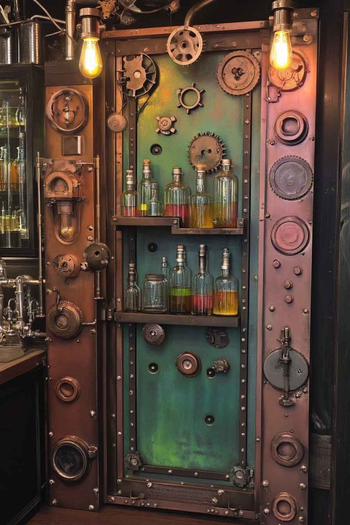 Steampunk Laboratory Gate