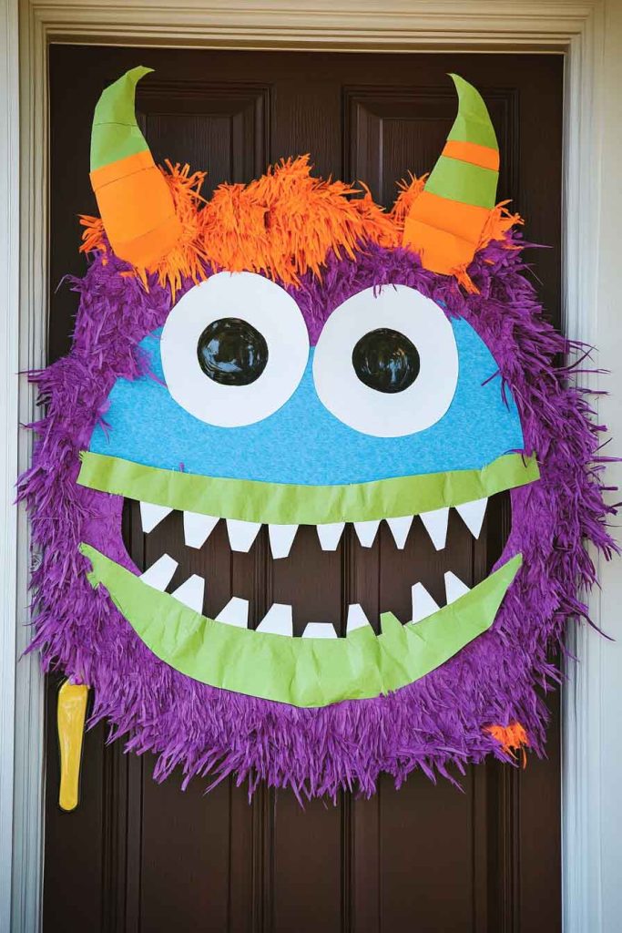 Friendly Monster Door Decoration