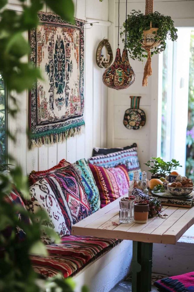 Bohemian Breakfast Nook