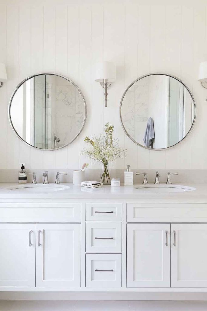 Double Mirrors for Double Vanities