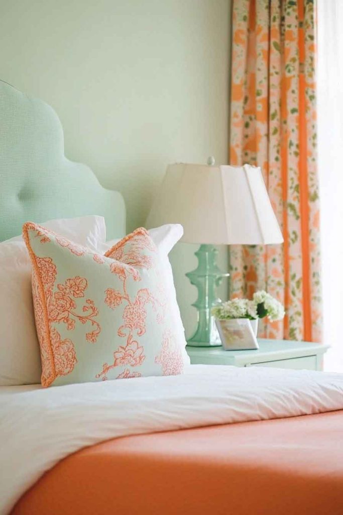 Peach and Mint
