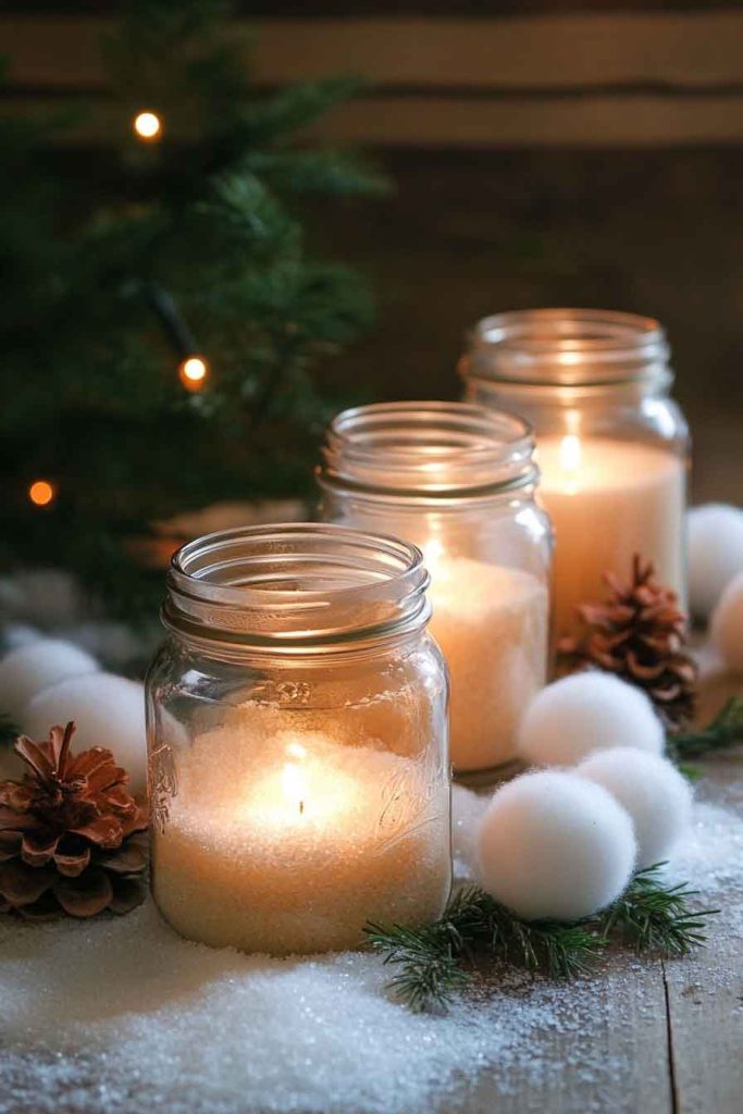 Festive Mason Jar Displays