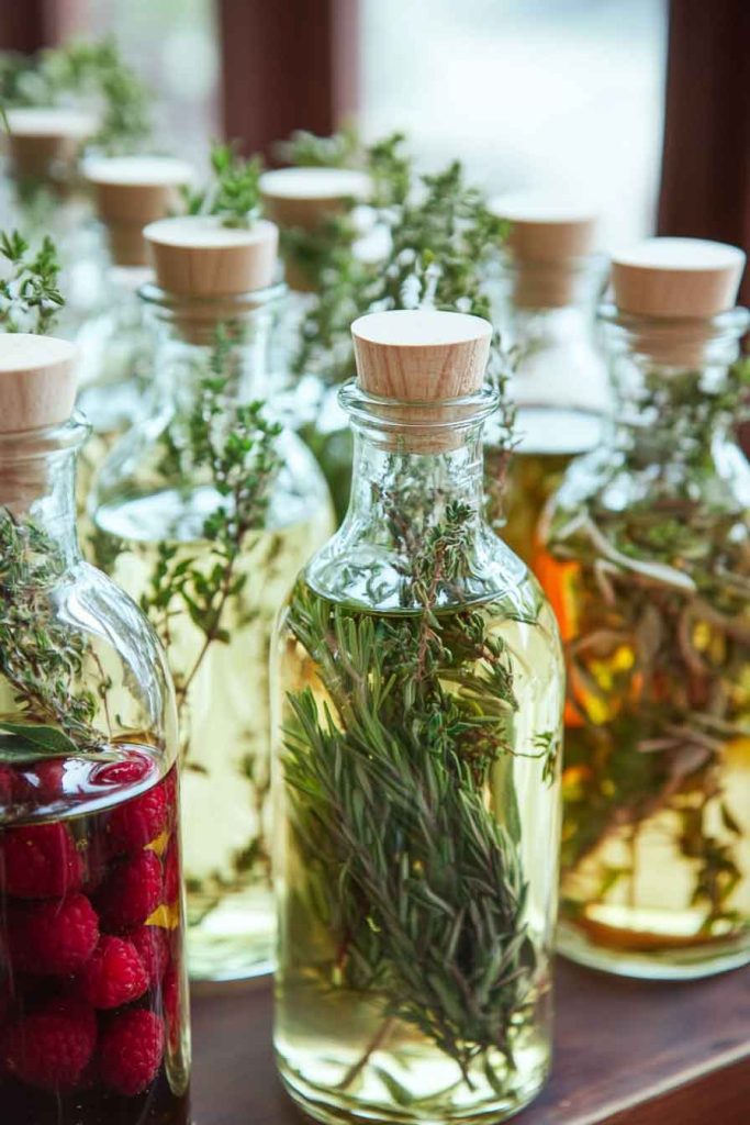 Homemade Herb-Infused Vinegars