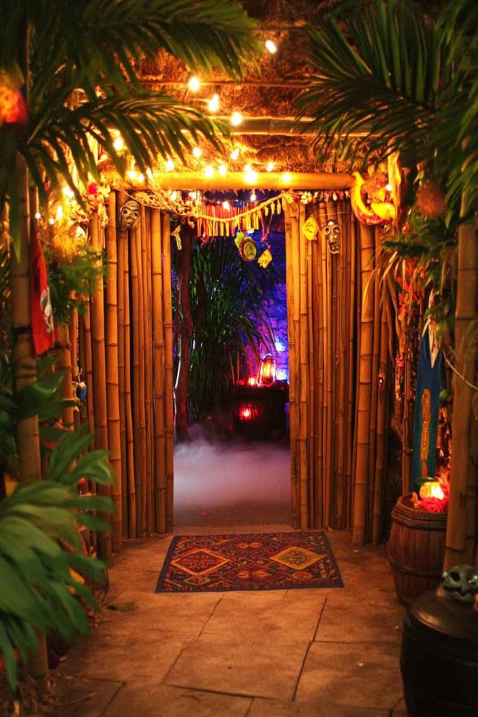 Tropical Voodoo Hut Gate