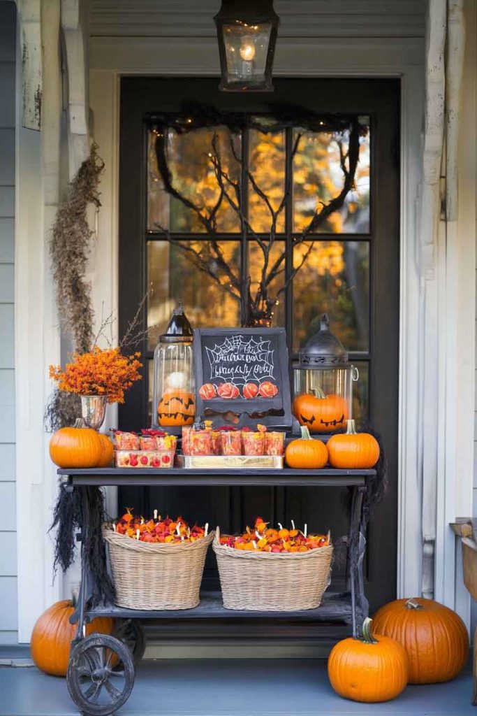 Trick-or-Treat Station Setup