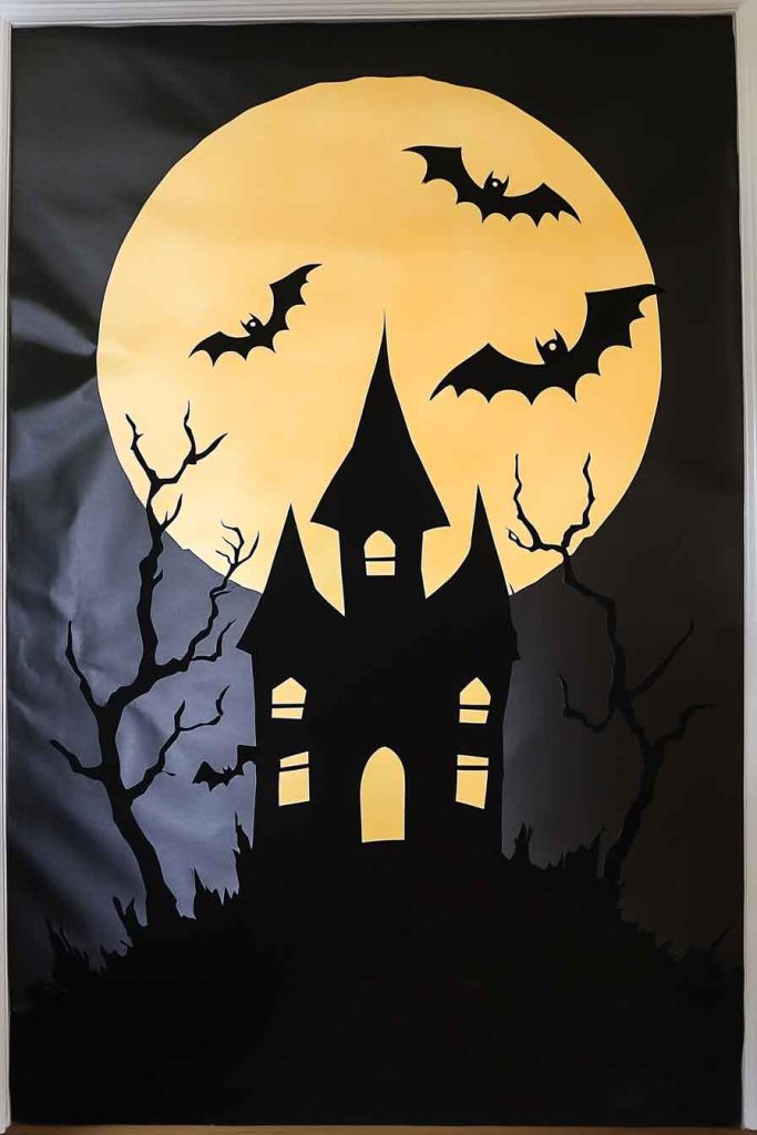 Haunted House Silhouette