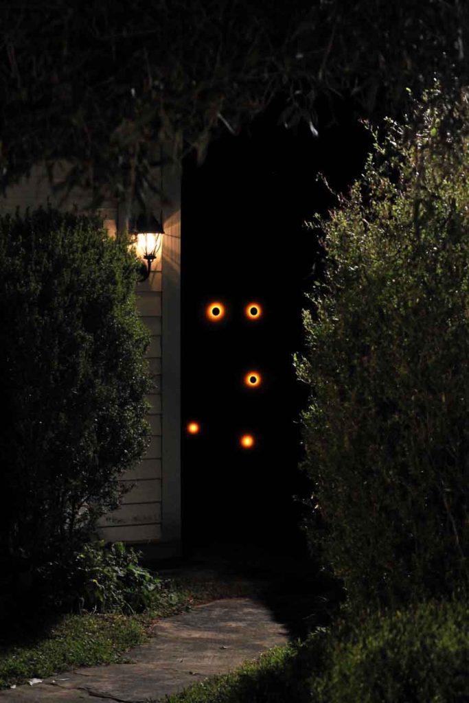 Glowing Eyes in the Darkness
