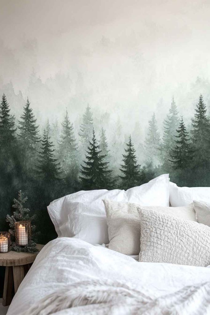 Modern Ombre Christmas Wallpaper