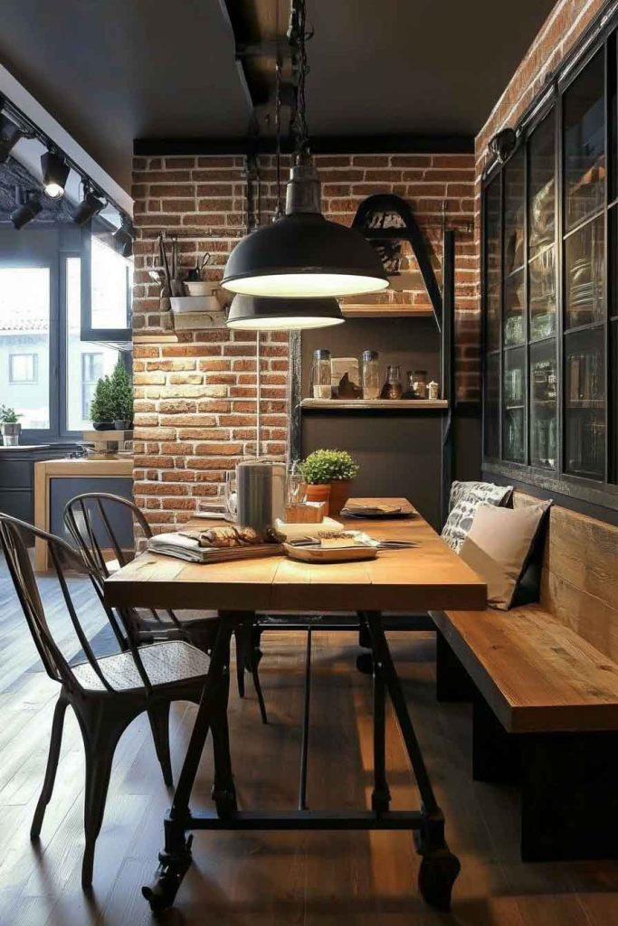 Industrial Breakfast Nook