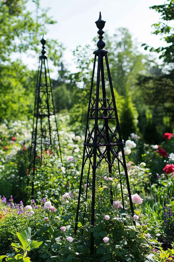 Metal Obelisk Trellis