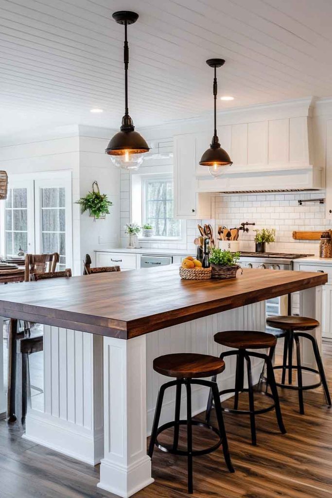 Farmhouse-Style Island