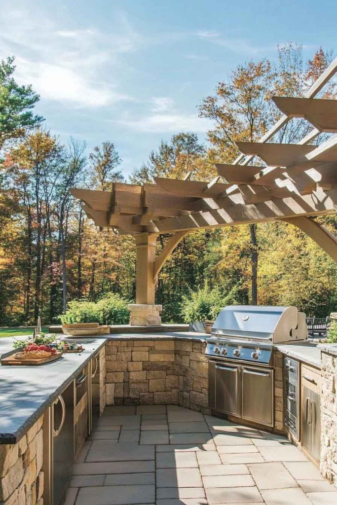 Outdoor Kitchen Structures