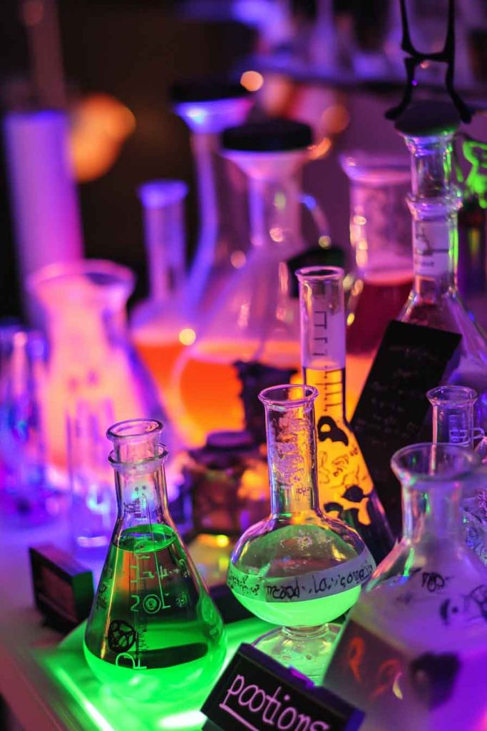Potion Laboratory Kitchen with Scientific Elements