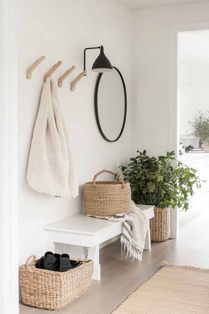 Create a Cozy Scandi-Style Entryway
