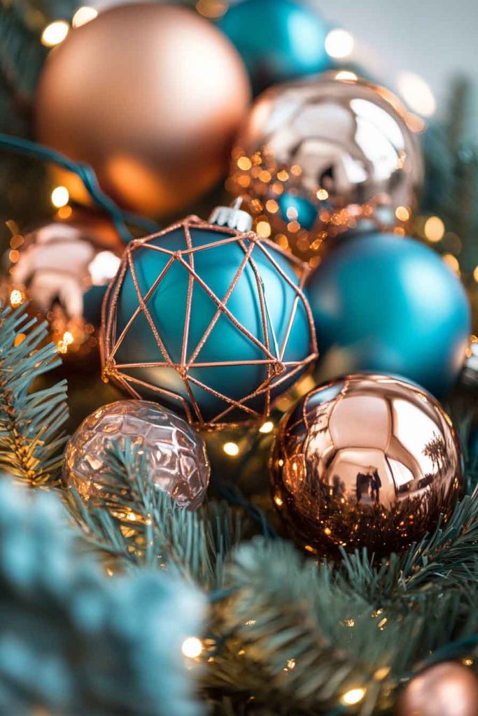 Copper and Teal Modern