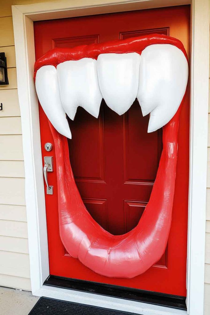 Vampire Fangs Door Decoration