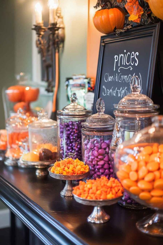 Candy Store Kitchen with Sweet Treats Display