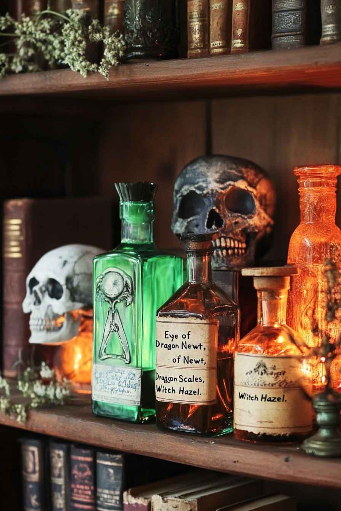 Apothecary Shelf Styling