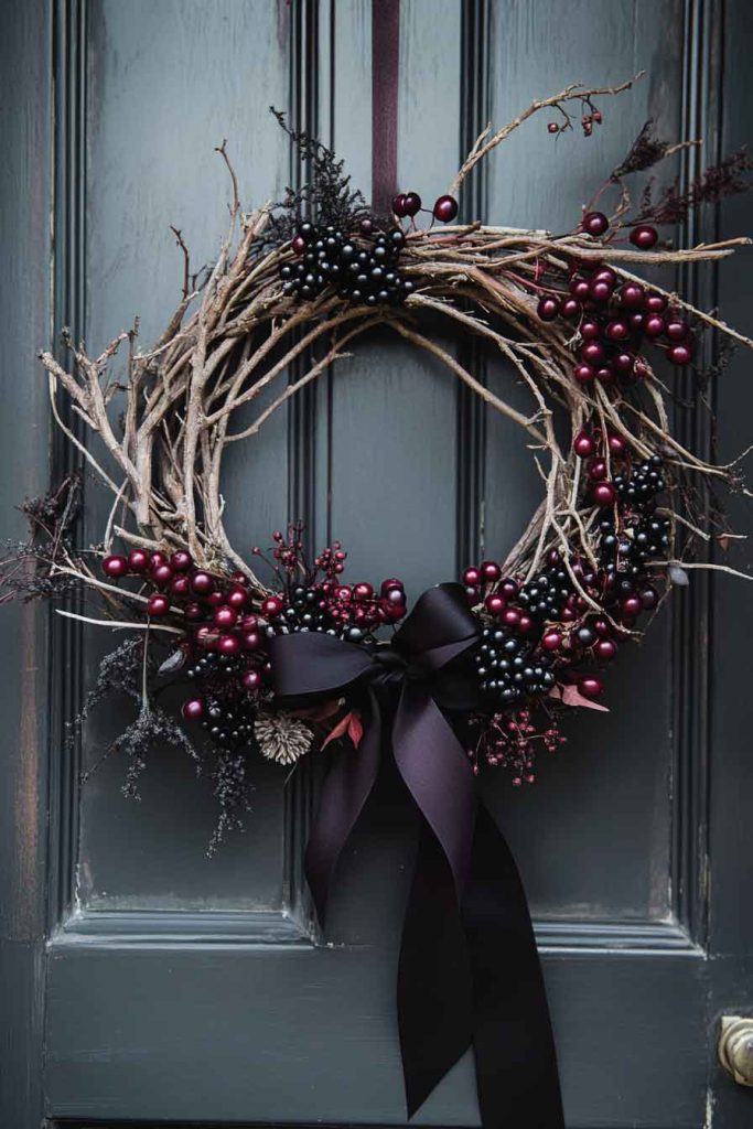  Elegant Berry and Branch Wreath