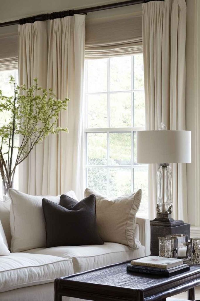 Layer Window Treatments