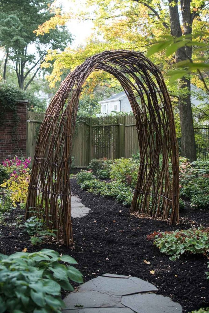 Living Willow Trellis