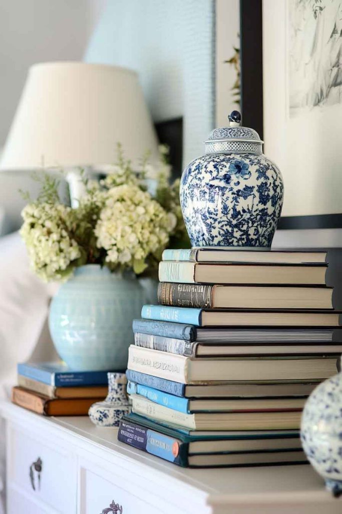 Display Books Decoratively