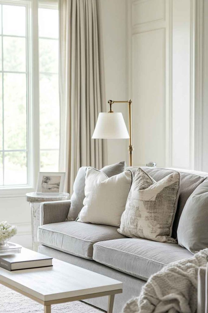 Install Gray Window Treatments