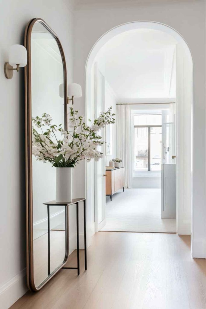 Hang a Large Mirror to Double the Visual Space