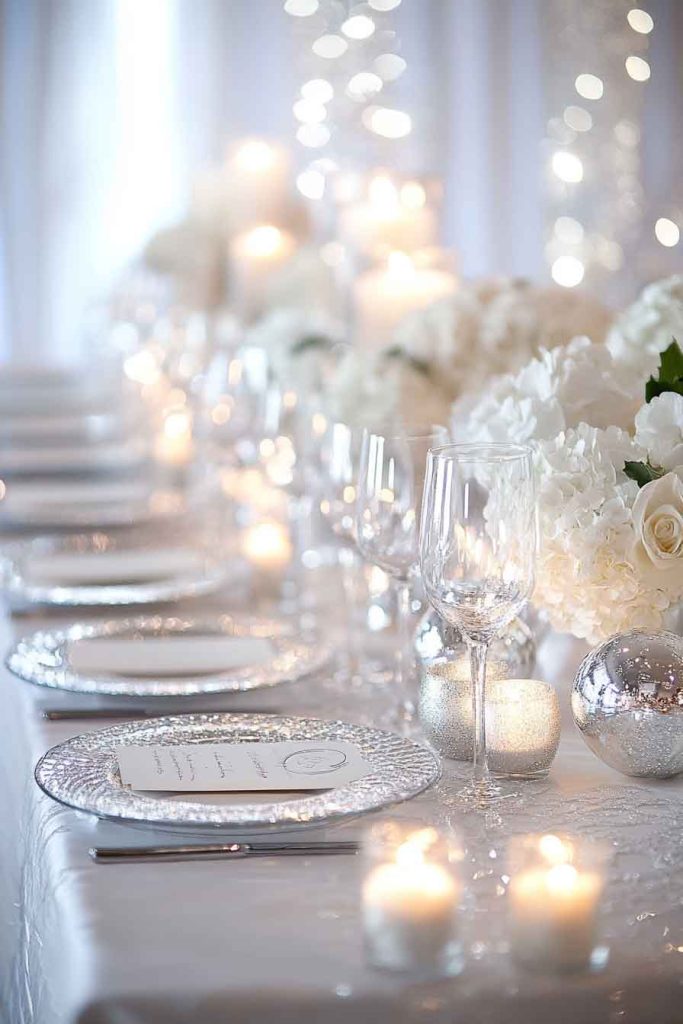 Winter White and Silver Elegance