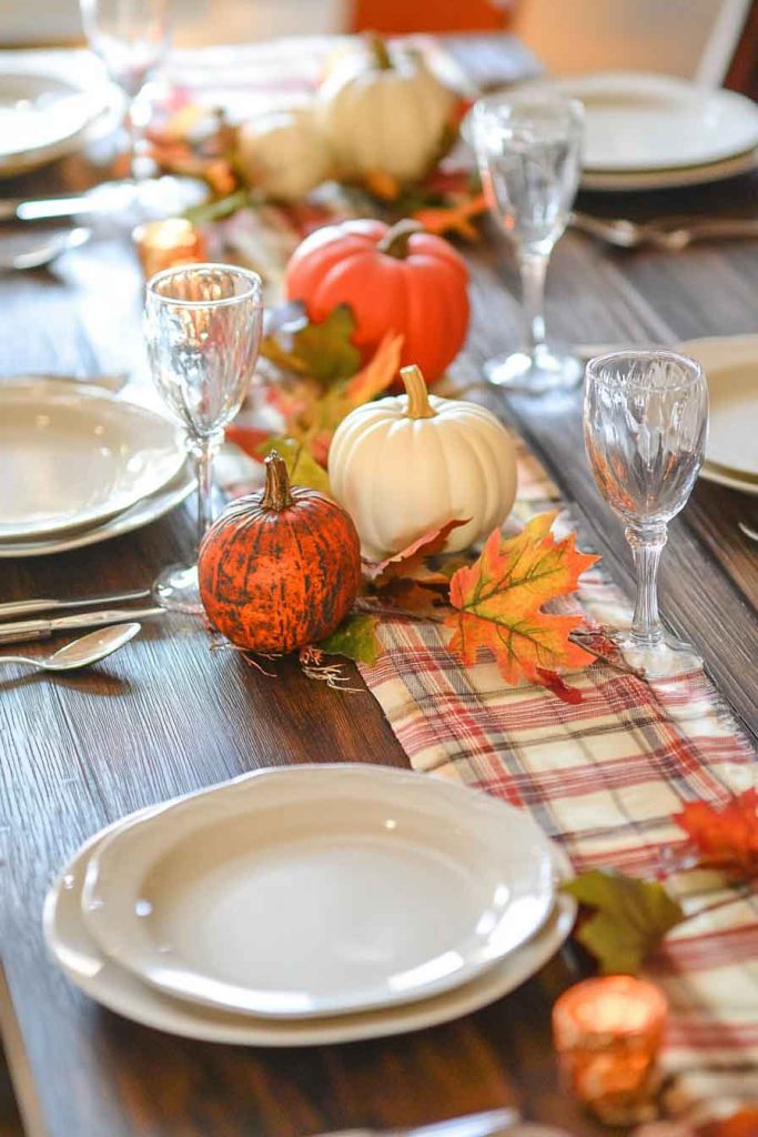 Add a Fall Table Runner