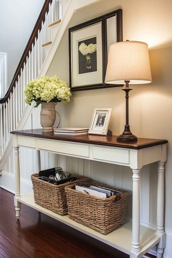 Add Functional Storage with a Console Table