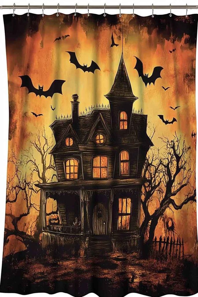 Spooky Shower Curtains
