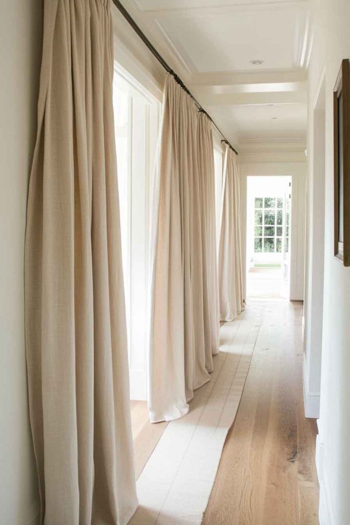 Use Curtains as a Door Alternative