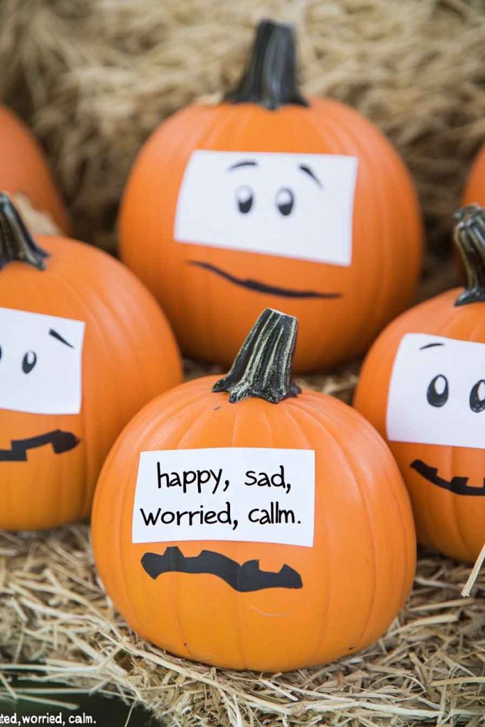 Pumpkin Feelings Chart with Emotional Learning
