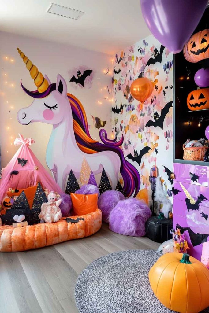 Unicorn Halloween Magic Room