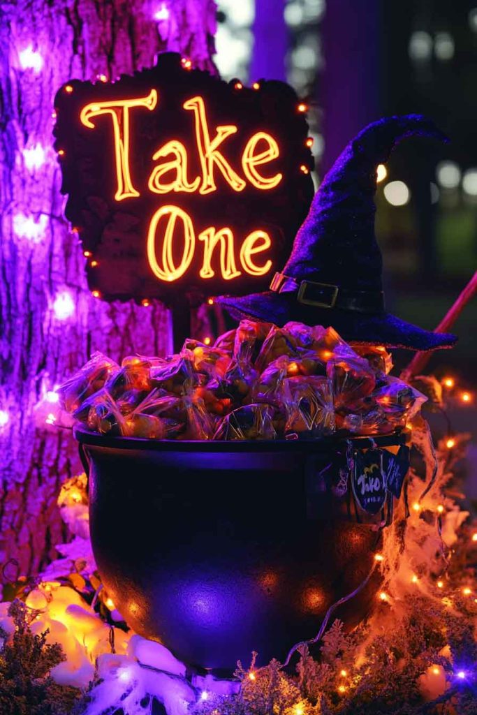 Candy Cauldron Welcome Station