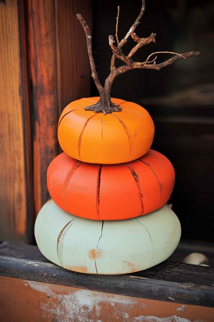 Primitive Pumpkin Stack 