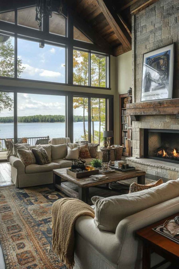 Lake House Living Room Ideas