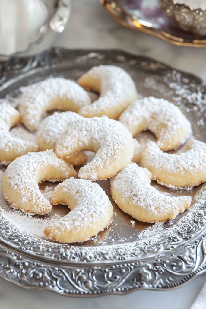 Almond Crescent Cookies