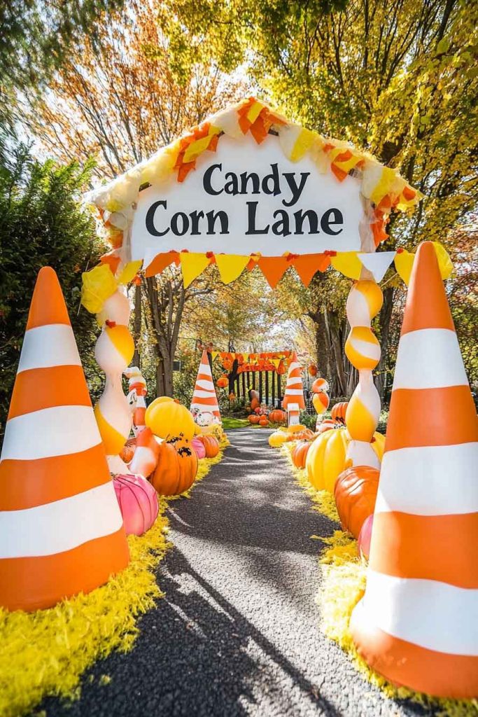 Candy Corn Lane Gate