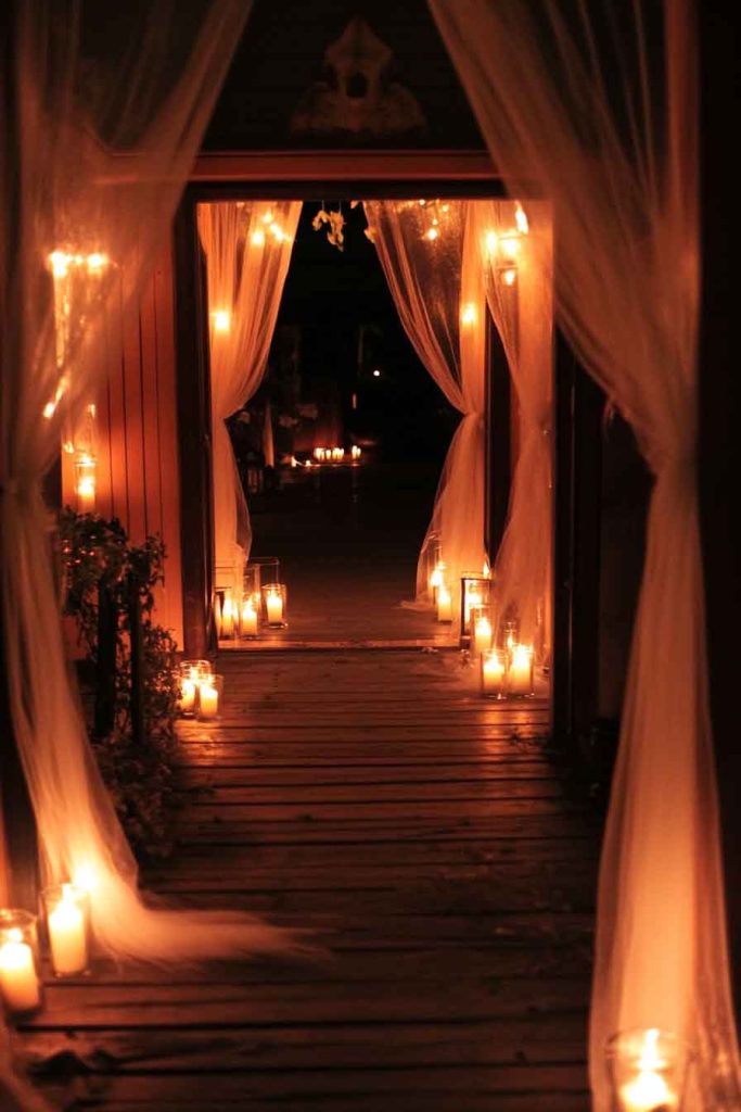 Ghostly Floating Candles
