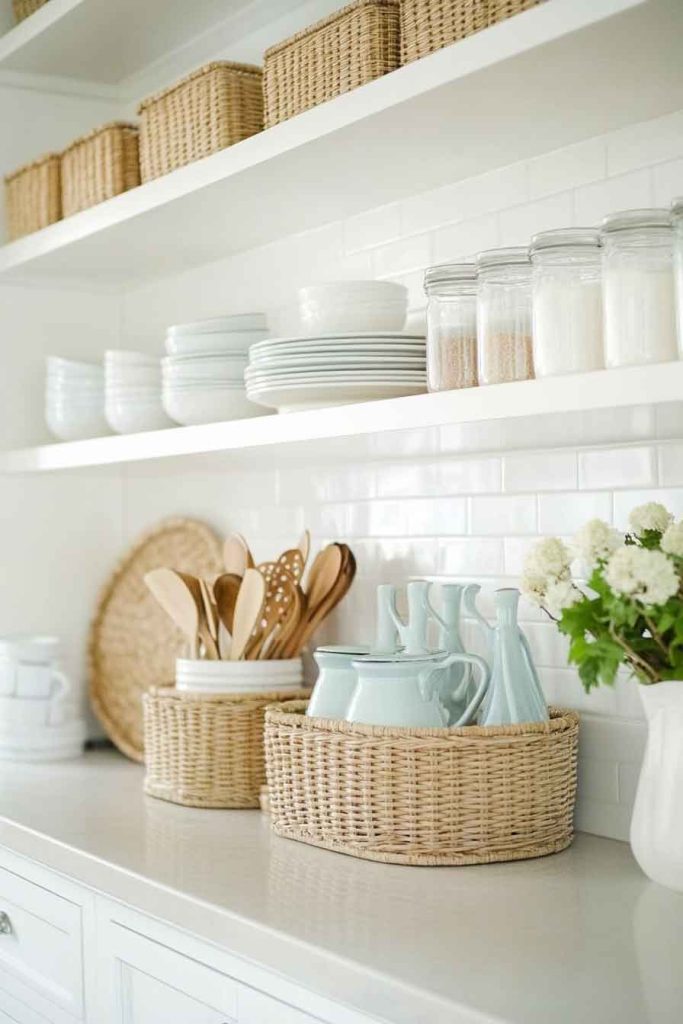 Coastal Kitchen Storage Solutions