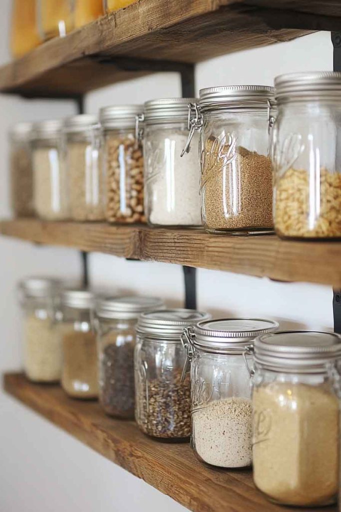Mason Jar Storage