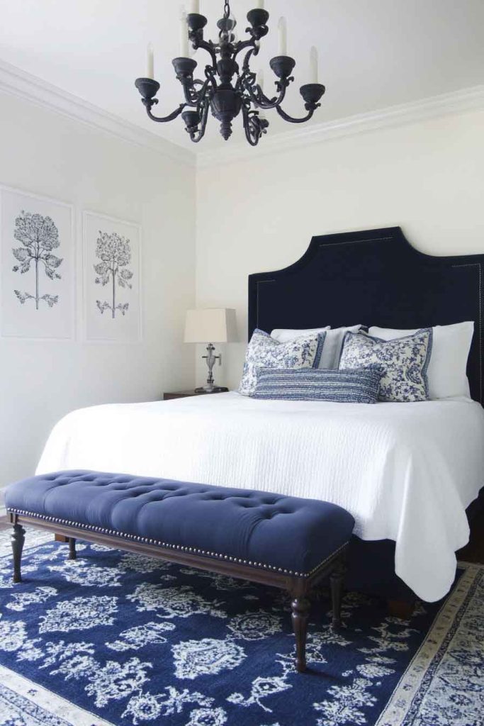 Navy and White Contrast