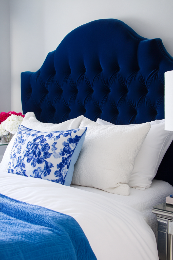 Blue Headboard Statements