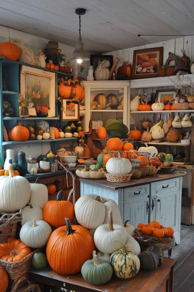 Pumpkin Patch Kitchen with Gourd Galore