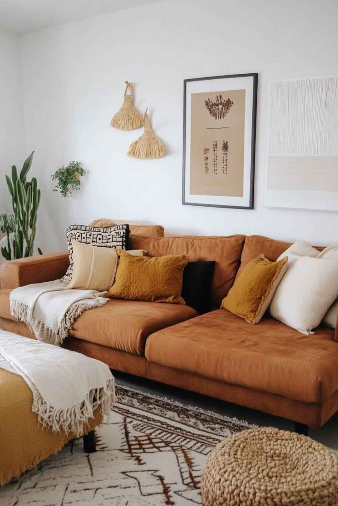 Add Warmth with Textiles
