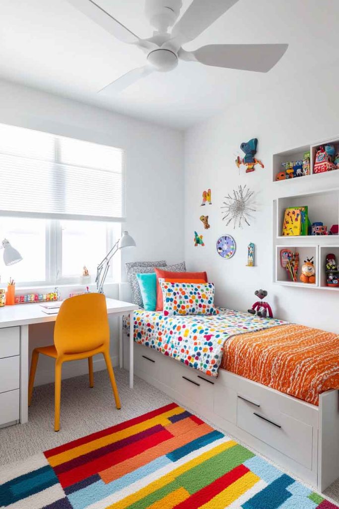 Bright and Cheerful Children's Bedroom